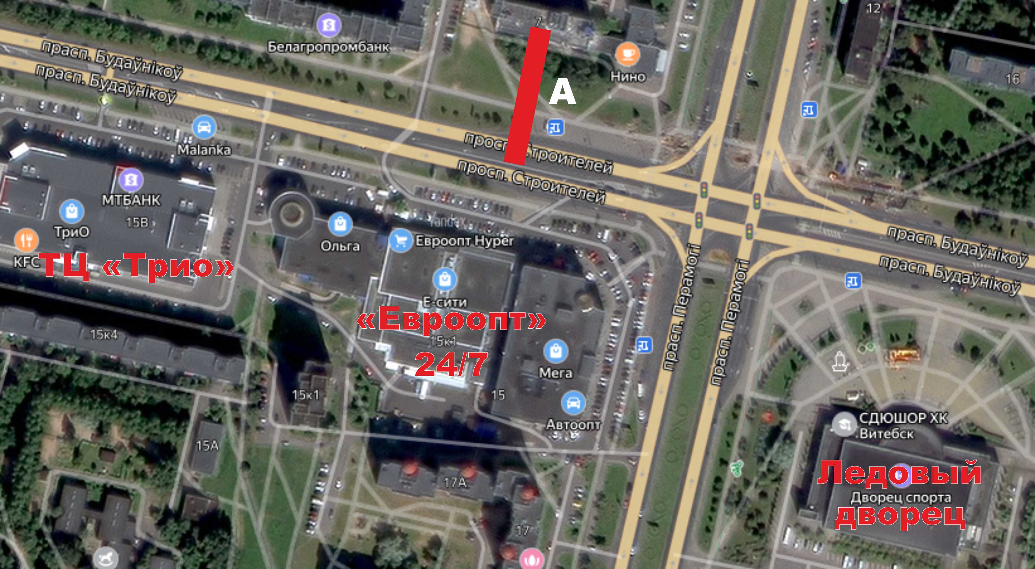 Расположение на карте